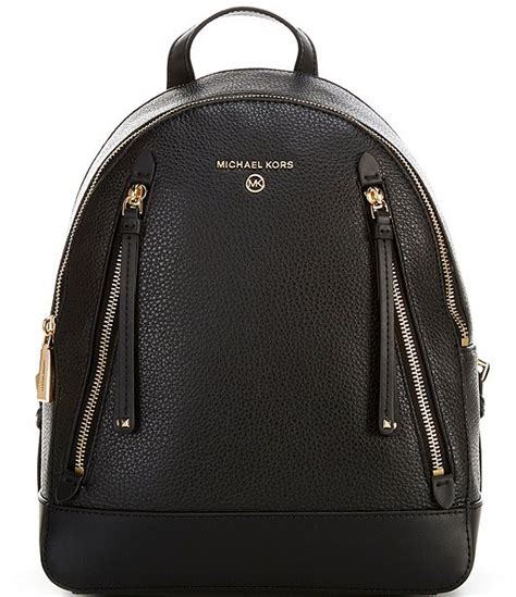 brooklyn backpack michael kors|brooklyn medium pebbled leather backpack.